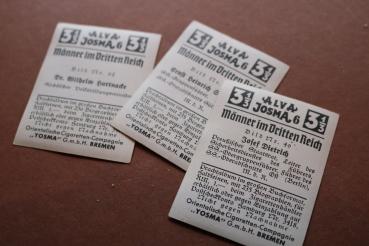 Preview: drei Sammelbilder Männer im Dritten Reich